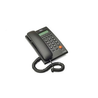 CLI CALLER ID CORDED LANDLINE PHONE FOR INTERCOM AND EPABX DESK & WALL MOUNTABLE (BLACK)