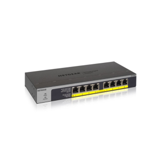8 PORT POE + GIGABIT ETHERNET UNMANAGED SWITCH WITH FLEX POE(60W)