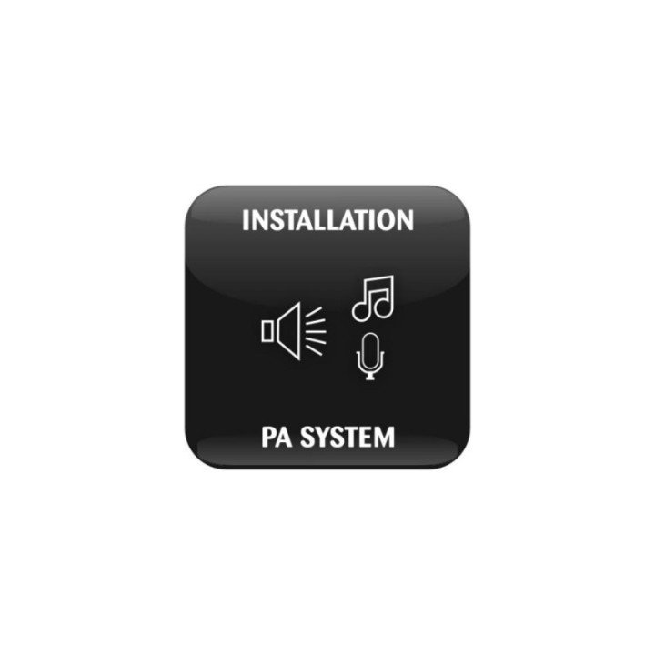 INSTALLATION OF SPEAKERS (CABLE LAYING IN CLIENTS SCOPE)